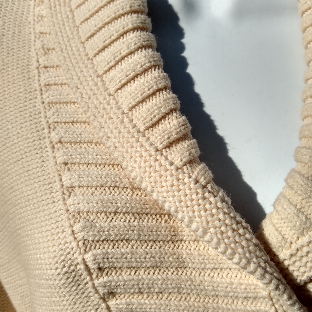 Ralph Lauren Cream Preppy Sweater Sz L - Picture 2 of 6